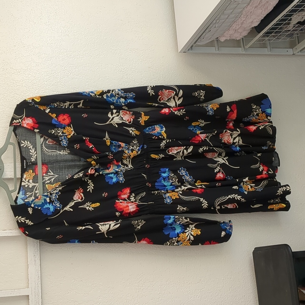 Floral Long Sleeve Dress